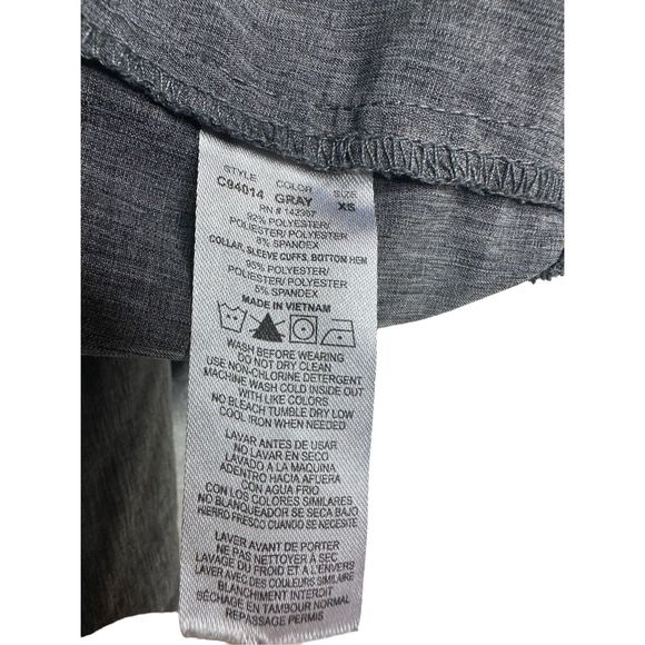 Jaanuu Gray‎ Scrub Nursing Long Sleeve Uniform Jacket Size XS Women's - Picture 8 of 9